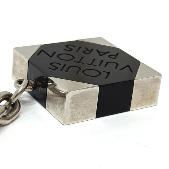 LOUIS VUITTON Porte Cles_Damier - Ebene Key Holder Key Charm Bag Charm - Picture 5 of 13